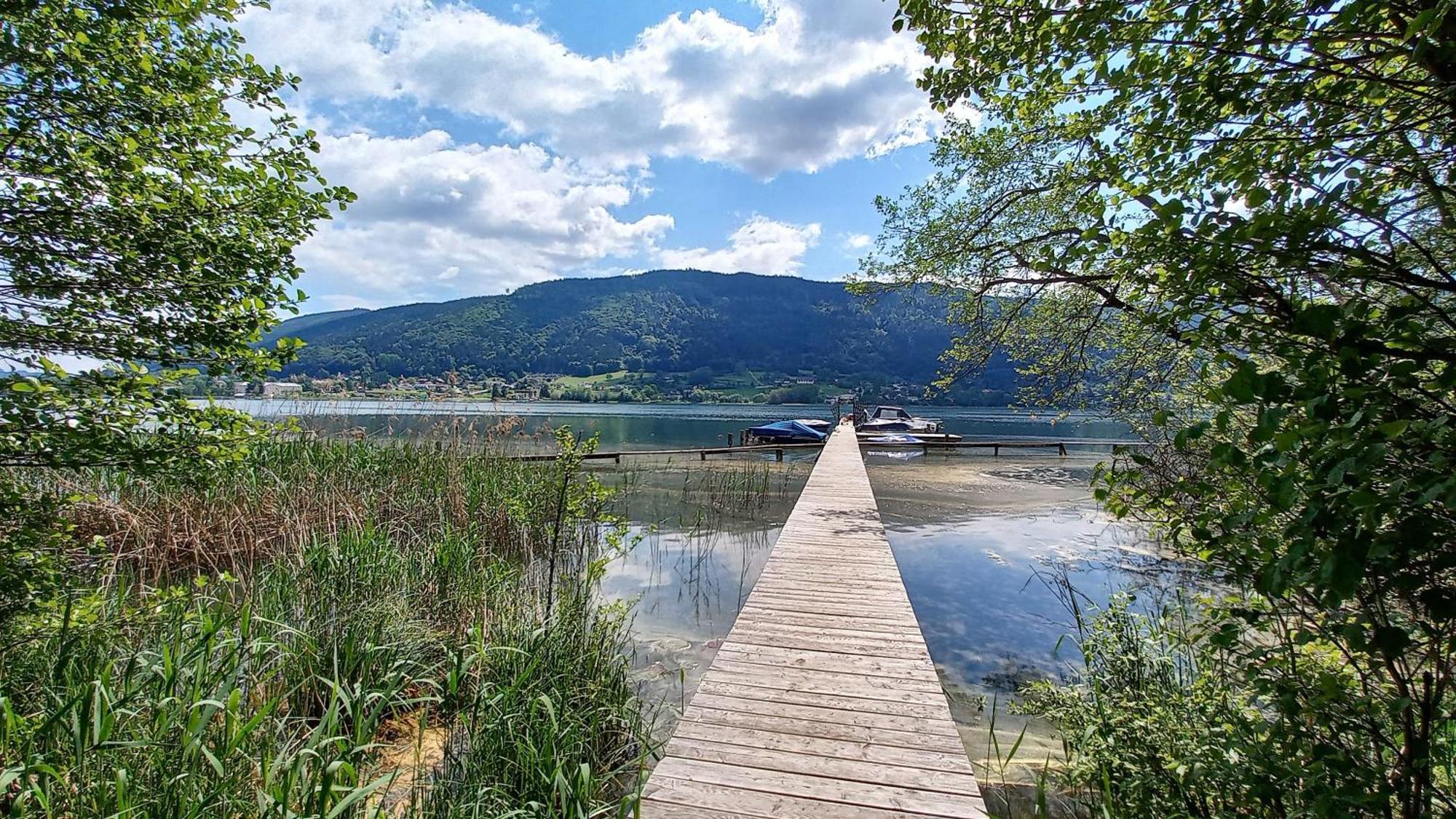 Kaspar Haus Kmb Seeblick Appartement Am Ossiacher See Mit Direktem Seezugang, Hallenbad Bodensdorf Dış mekan fotoğraf