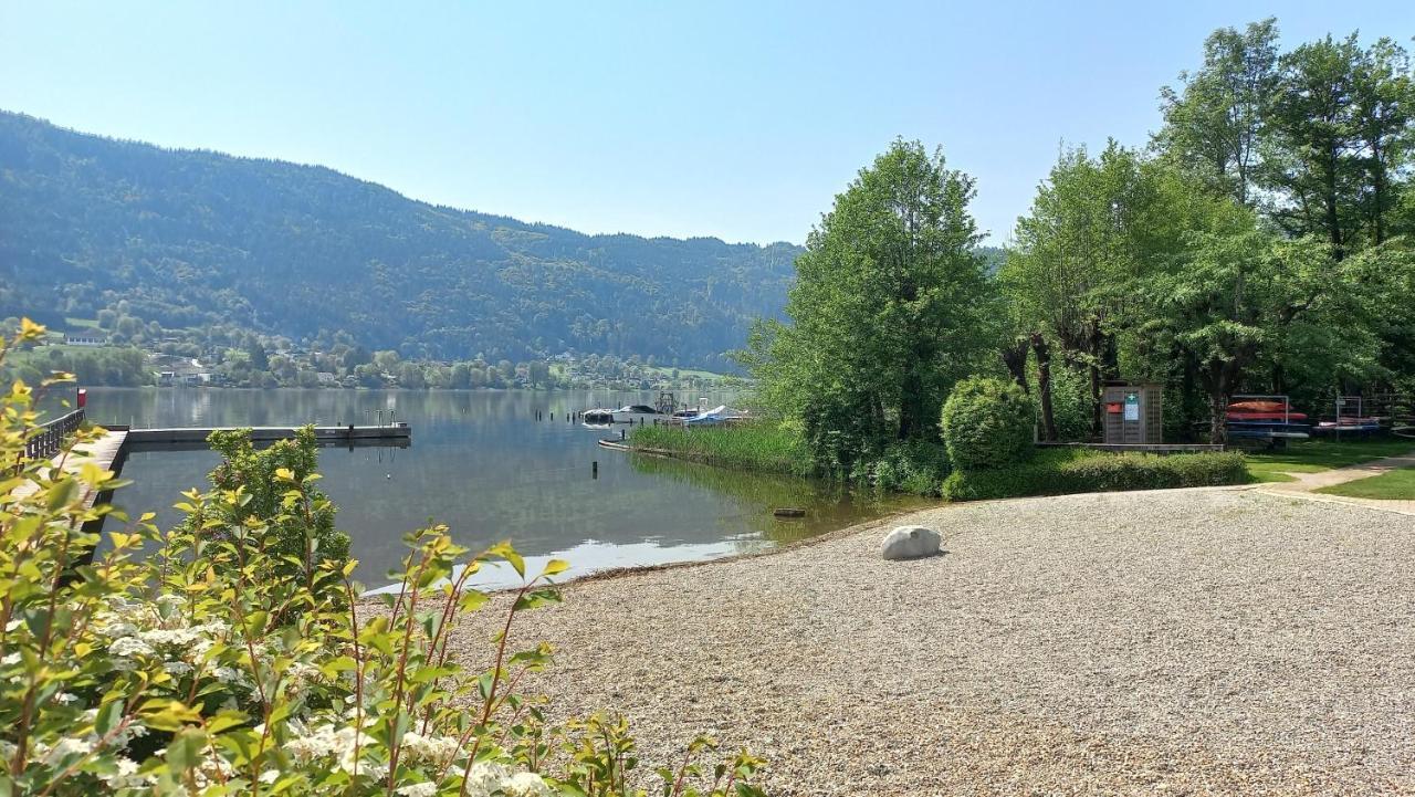 Kaspar Haus Kmb Seeblick Appartement Am Ossiacher See Mit Direktem Seezugang, Hallenbad Bodensdorf Dış mekan fotoğraf