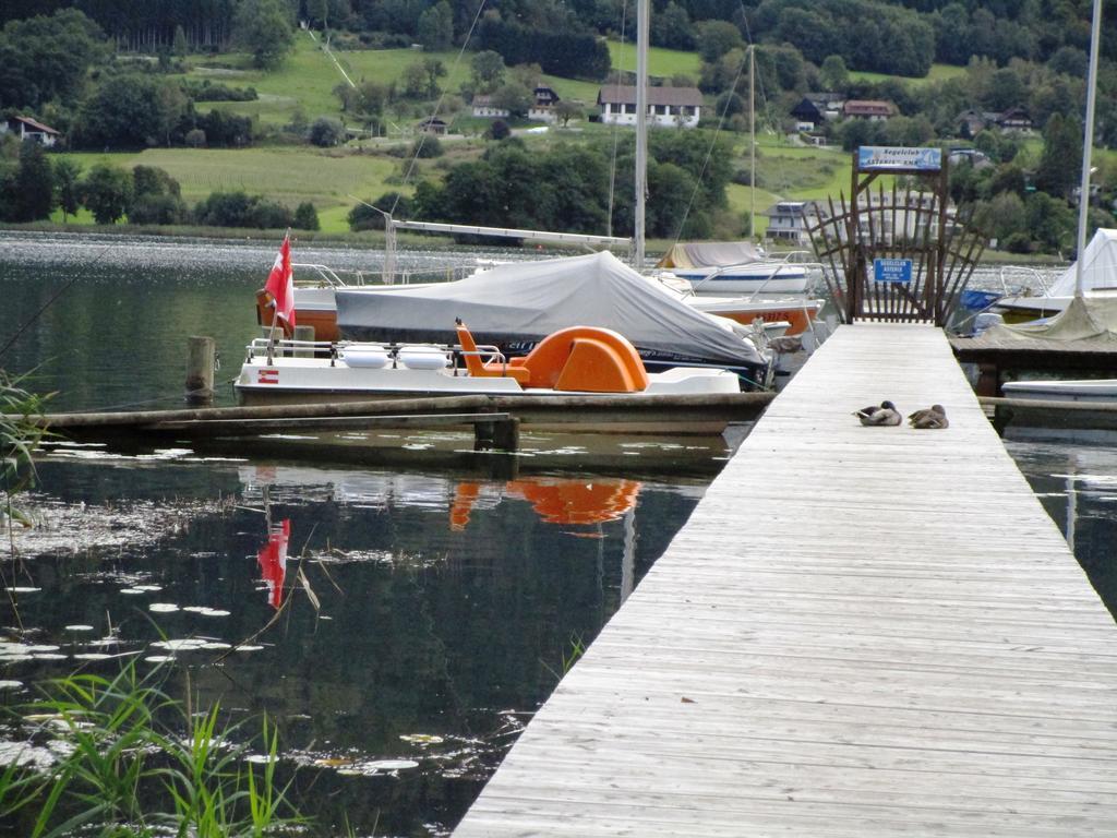 Kaspar Haus Kmb Seeblick Appartement Am Ossiacher See Mit Direktem Seezugang, Hallenbad Bodensdorf Dış mekan fotoğraf